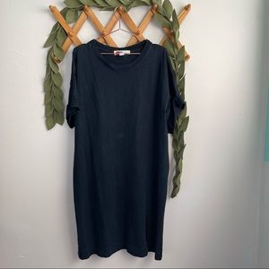 Free People Beach Della Black Shirt Dress